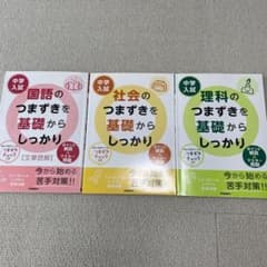 ★書き込みなし★国語社会理科３冊セット　小６復習　中学入試のサムネイル