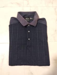 A|X ARMANI EXCHANGE ポロシャツ ブラックのサムネイル