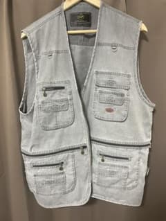 古着　デニム生地　フィッシングベストのサムネイル