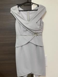mydress    グレー　ドレス　オフショルダーのサムネイル