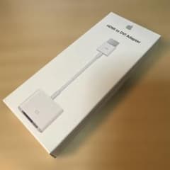 【Apple純正】HDMI to DVI アダプター MJVU2ZA/Aのサムネイル