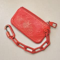LOUIS VUITTON ルイヴィトン ポシェットクレ キーケース ポーチ 赤