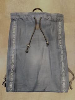 muta MARINE メッシュ ナップサック バックパック ネイビー - メルカリ