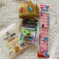 おもちゃ まとめ売り ピーチ姫　王冠 エンバンコマ イカポップ ベビー綿棒のサムネイル