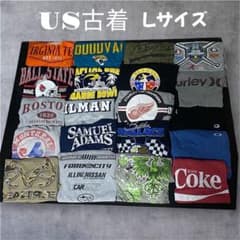 US古着 Lサイズ20枚　まとめ売り セット　カレッジモーター系 他