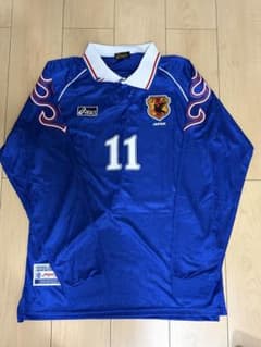 サッカー日本代表1998年ユニフォーム フランスW杯 カズのサムネイル