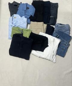 メンズ服 まとめ売り 15点前後 UNIQLO・GU 多め　サイズM〜L中心のサムネイル