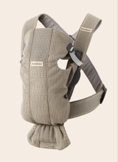 BabyBjörn キャリアMINI Aiメッシュ グレーベージュ 抱っこ紐のサムネイル