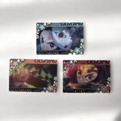 鬼滅の刃 レンチキュラーカード 3枚セットのサムネイル