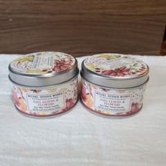 【新品未使用】ミッシェルデザインワークス　アロマキャンドル　トラベル缶サイズ２個のサムネイル