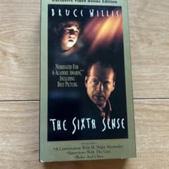 【希少/特典付】シックス・センス VHS ビデオテープ 字幕版 映画のサムネイル
