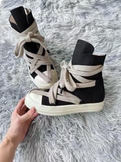 Rick Owens DRKSHDW ラモーンズ ハイカット スニーカー - メルカリ