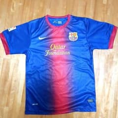 【美品】FCバルセロナ レプリカユニフォーム Qatar Foundationのサムネイル