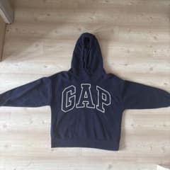 GAP ロゴ プルオーバー パーカー ネイビーのサムネイル