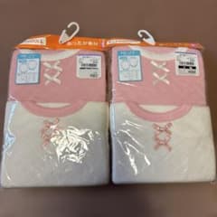 ELFINDOLL ベビー 長袖ショルダーロンパース 90cm 2枚組のサムネイル