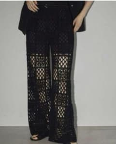 トゥデイフル todayful クロシェットレースパンツ