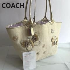 Coach Patchwork Tote Batafurai Flower - メルカリ