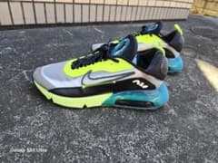 Nike Air Max グレー/ネオンイエローのサムネイル