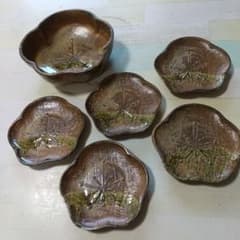 美濃焼きの菓子器、取り皿のサムネイル