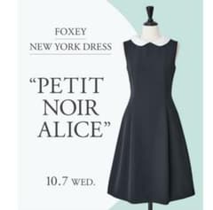 フォクシー プチノワールアリス　白襟 ワンピース　ネイビー フォクシー プチノワールアリス 白襟 ワンピース ネイビー - メルカリ