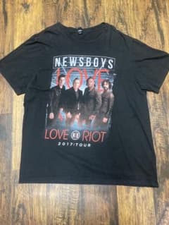 【希少】Newsboys ニュースボーイズ 2017 ツアーTシャツ バンドT