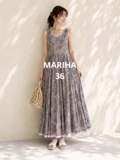 極美品 マリハ MARIHA ロングワンピース ペイズリー ピンク 定価3万