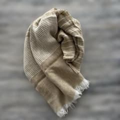 新品】MARGARET HOWELL リネンストール ベージュ - メルカリ