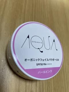 AQUA オーガニックフェイスパウダー UV パールピンクのサムネイル