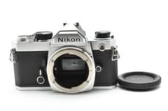 良品 NIKON FM シルバー フィルムカメラ モルト新品交換済 H041 - メルカリ