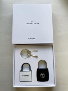 ❤限定ノベルティ 新品未使用箱付き CHANEL シャネル キーホルダー 南京錠 新品未使用】シャネル CHANEL キーホルダー キーリング 南京錠【限定