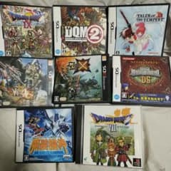 드래곤 퀘스트 외 DS, 3DS, PS 소프트 세트 8 개
