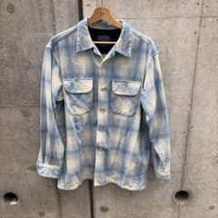 90〜00年Pendleton Board Shirt ブルーオンブレネルシャツ - メルカリ