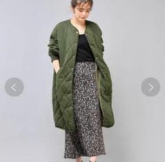 新品未開封 チャオパニック ノーカラーキルティングコート完売品 