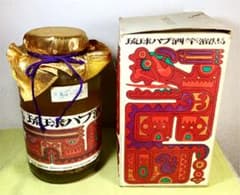 【超希少】 ５０年以上前　琉球ハブ酒　ウルマ　古酒1.8L 瓶　46度　ハブ入りのサムネイル