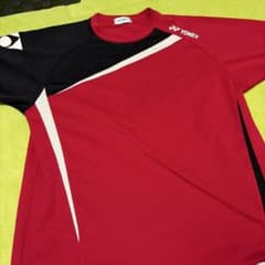 YONEX バドミントンウェア レッド×ブラックのサムネイル