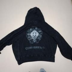 CHROME HEARTS バックプリント パーカー ブラックのサムネイル