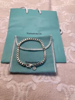 【美品】ティファニー TIFFANY ベネチアンブレスレット SV925付属品付