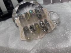 ネイルチップ 10個セット ゴテゴテギャルネイル サイズ　24658のサムネイル
