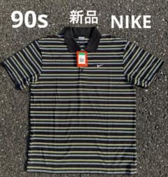 み*様 【新品未使用・タグ付き】90s NIKE 銀タグ ボーダーポロシャツ