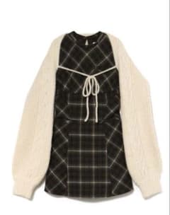 ANDMARY アンドマリー Mimi check set mini dressのサムネイル