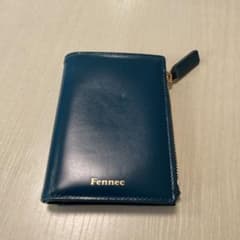 【値下げ】Fennec 財布　シーグリーン　フェネック　二つ折り財布のサムネイル