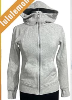 Lululemon サイズ8 グレー フルジップパーカー lululemon グレー フルジップ パーカー - メルカリ