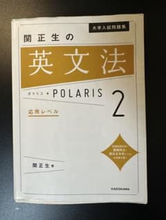 大学入試問題集 関正生の英文法ポラリス[2 応用レベル]のサムネイル