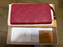 美品LOUIS VUITTON モノグラム 長財布 レッドのサムネイル