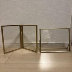 フォトフレーム 2個セット ゴールドのサムネイル