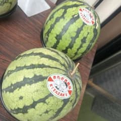 九州の美味しいきたざきスイカ2玉セットのサムネイル