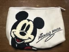 【ほぼ未使用】2015年 東京ディズニーランド ミッキーポーチ キャンバスレトロのサムネイル