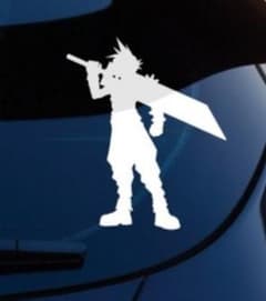 ★　ファイナルファンタジー7　クラウド　カッティングステッカー　★のサムネイル