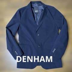 DENHAM ネイビー ポリエステル ジャケット - メルカリ