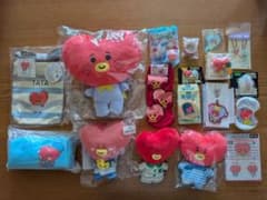BT21 TATA 公式グッズ　キーホルダー　ぬいぐるみ　まとめセット BT21 TATA 公式グッズ 20点セット 新品未使用 - メルカリ